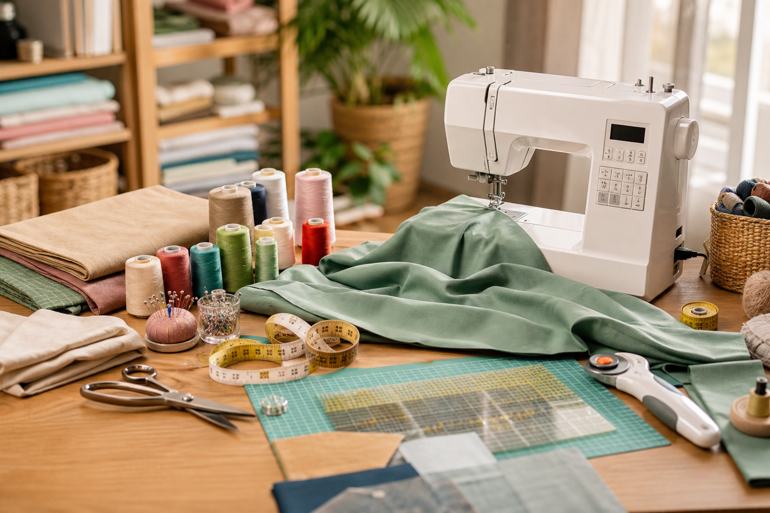 Sewing & Needlework presented in premium context appropriate to the exact article subject