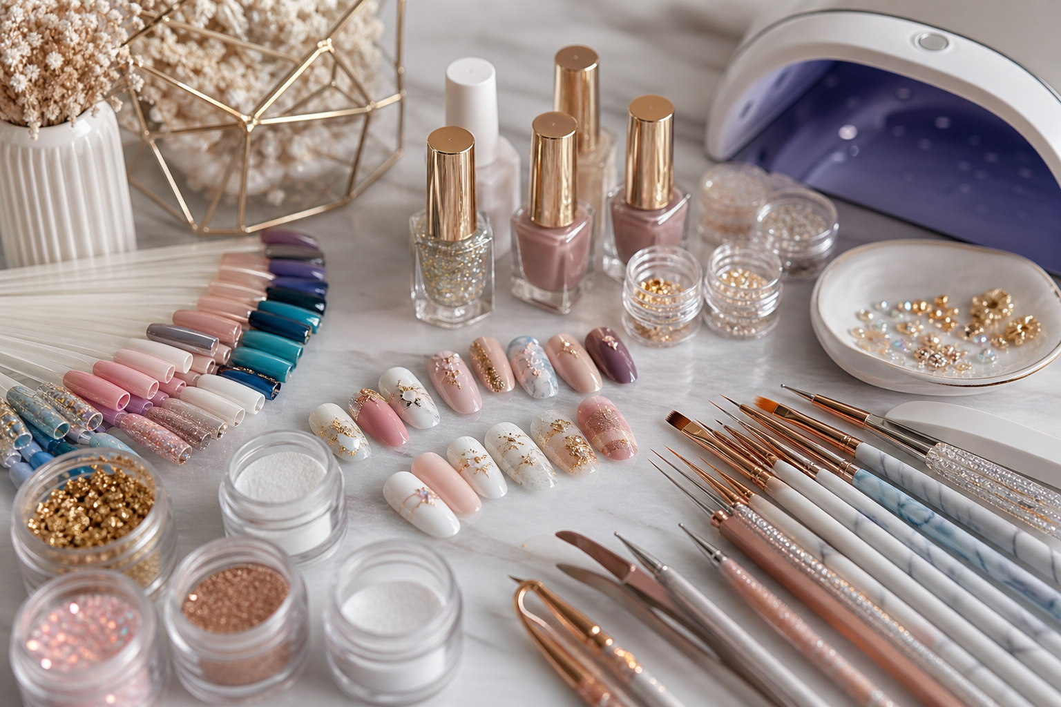 Nail Art & Design presented in premium context appropriate to the exact article subject