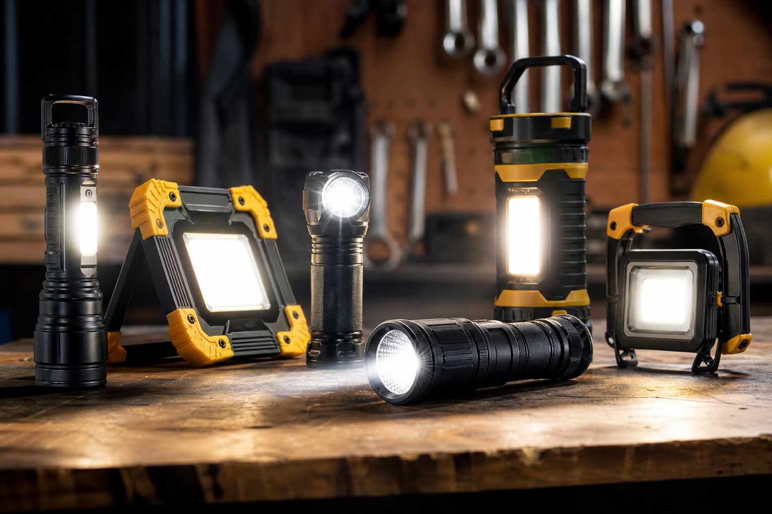 Flashlights & Work Lights presented in premium context appropriate to the exact article subject