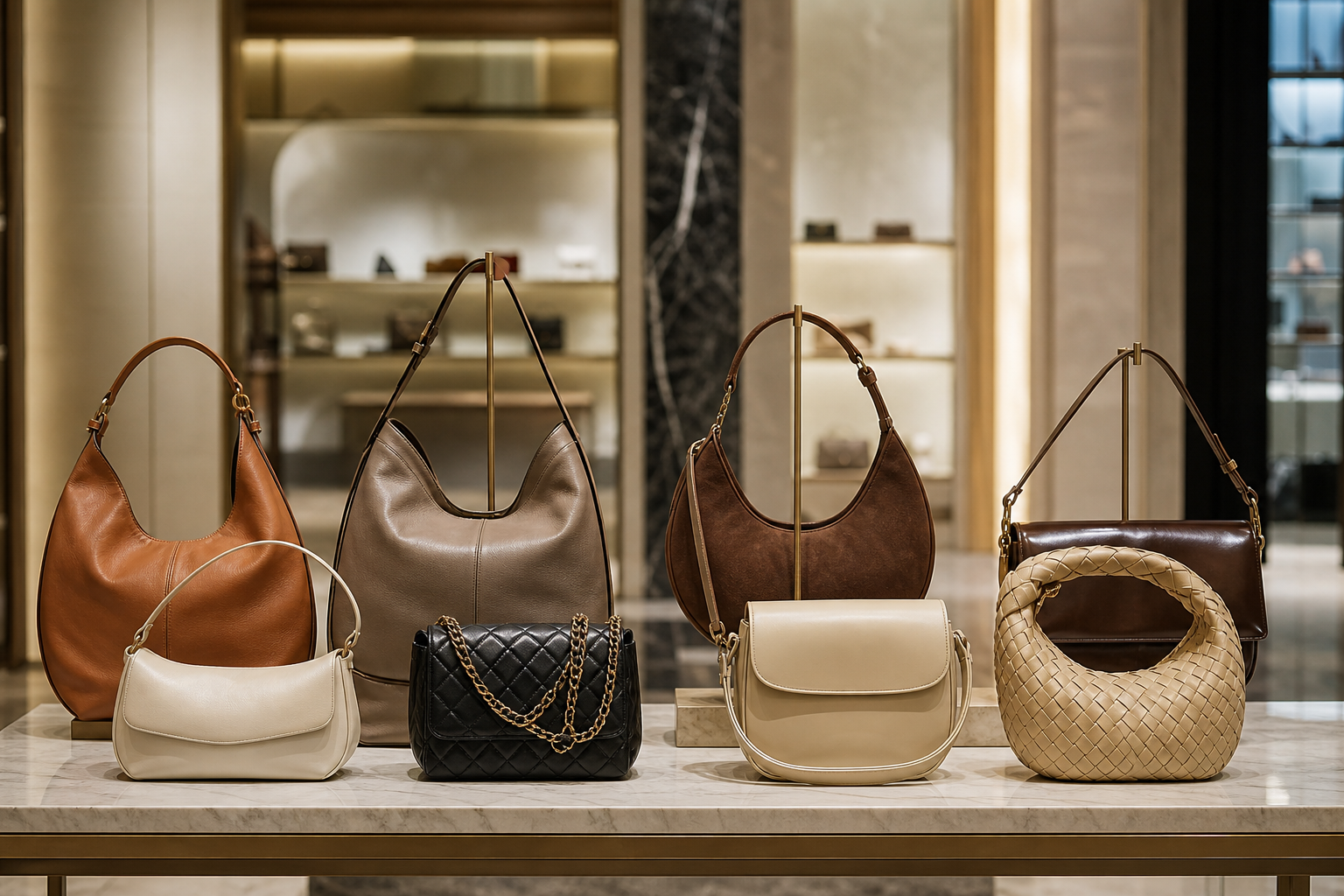 Buying guide to Shoulder Bags presented in premium context appropriate to the exact article subject